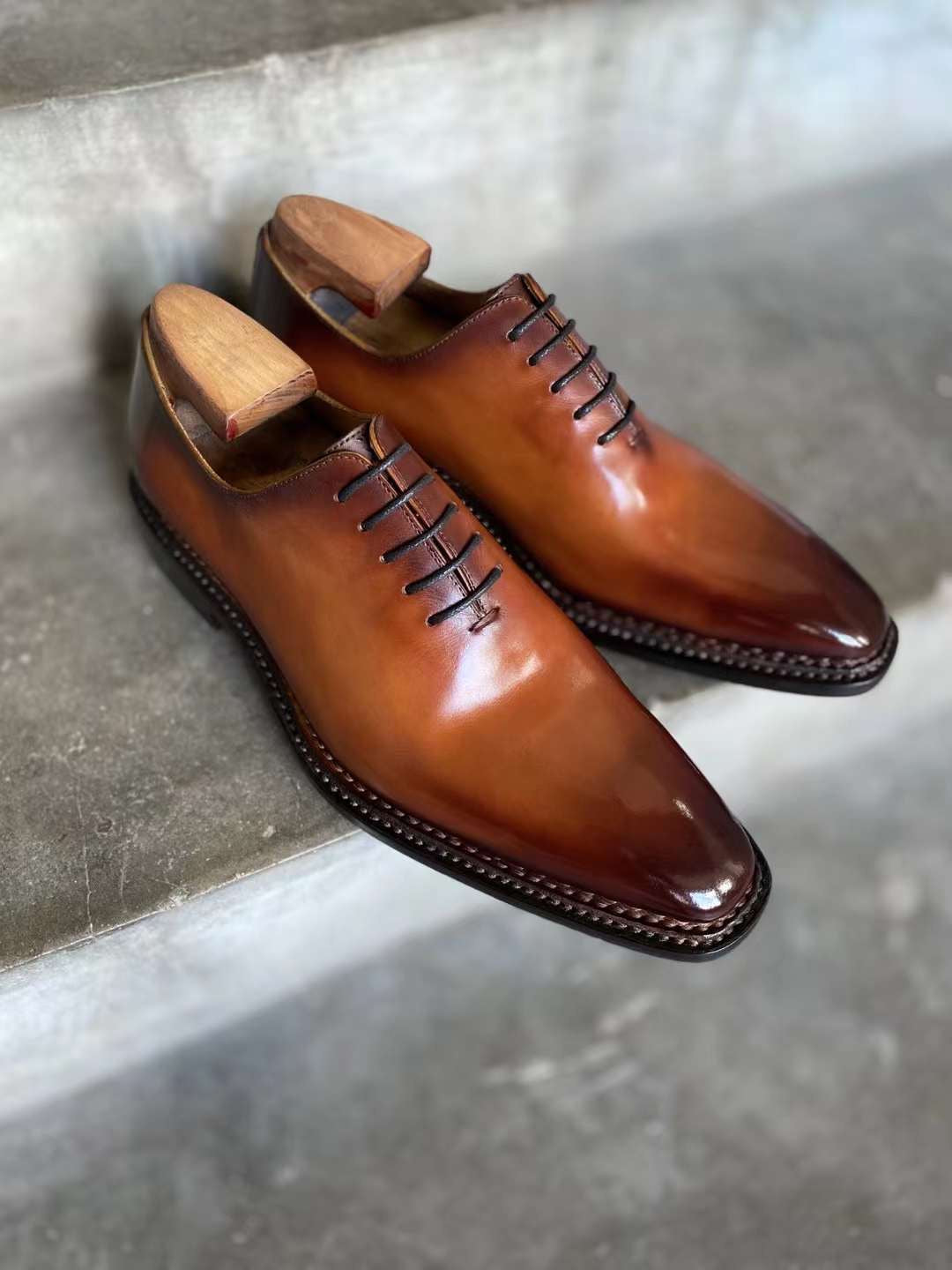 Brown Alex Oxfords - Alexfiveusa