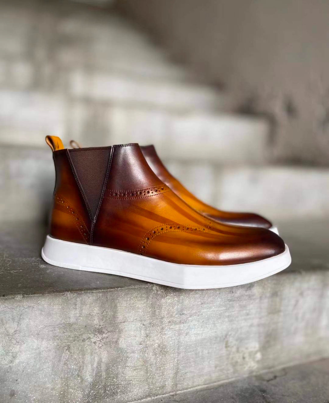 Wingtip Comfy Sole boot