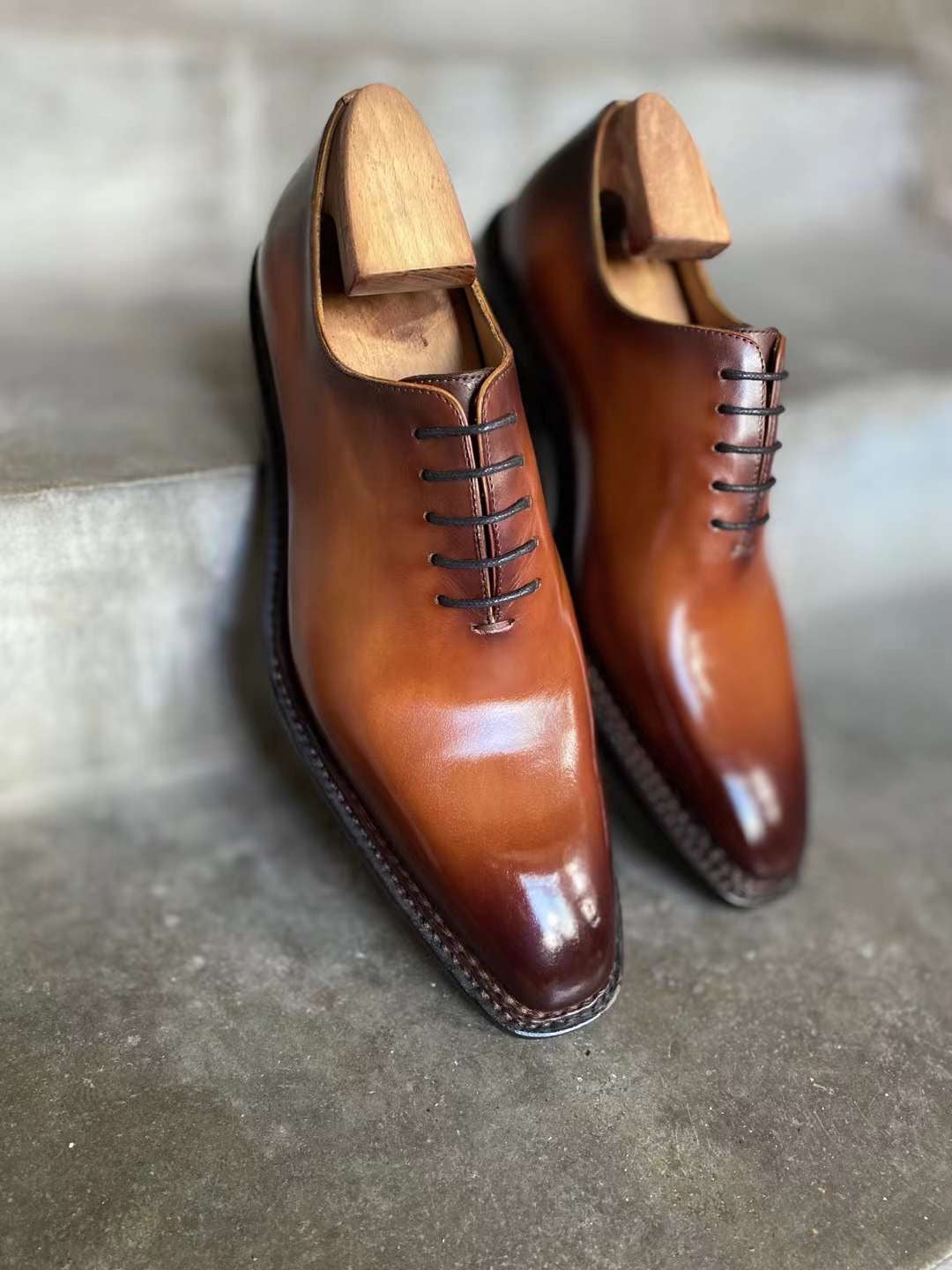 Brown Alex Oxfords - Alexfiveusa