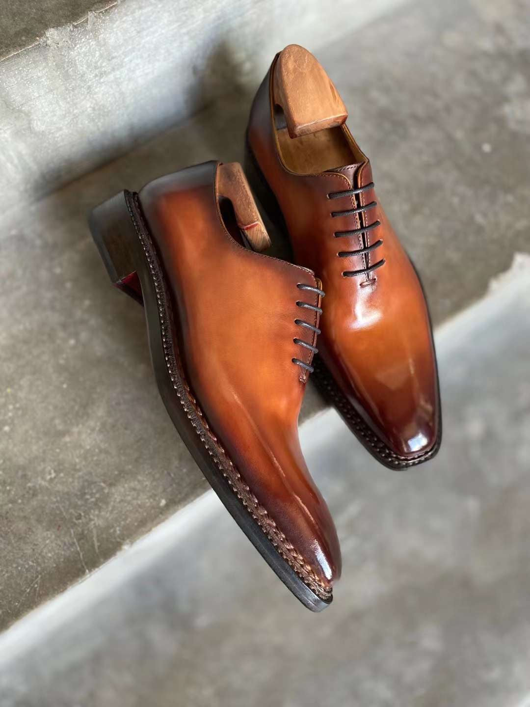 Brown Alex Oxfords - Alexfiveusa