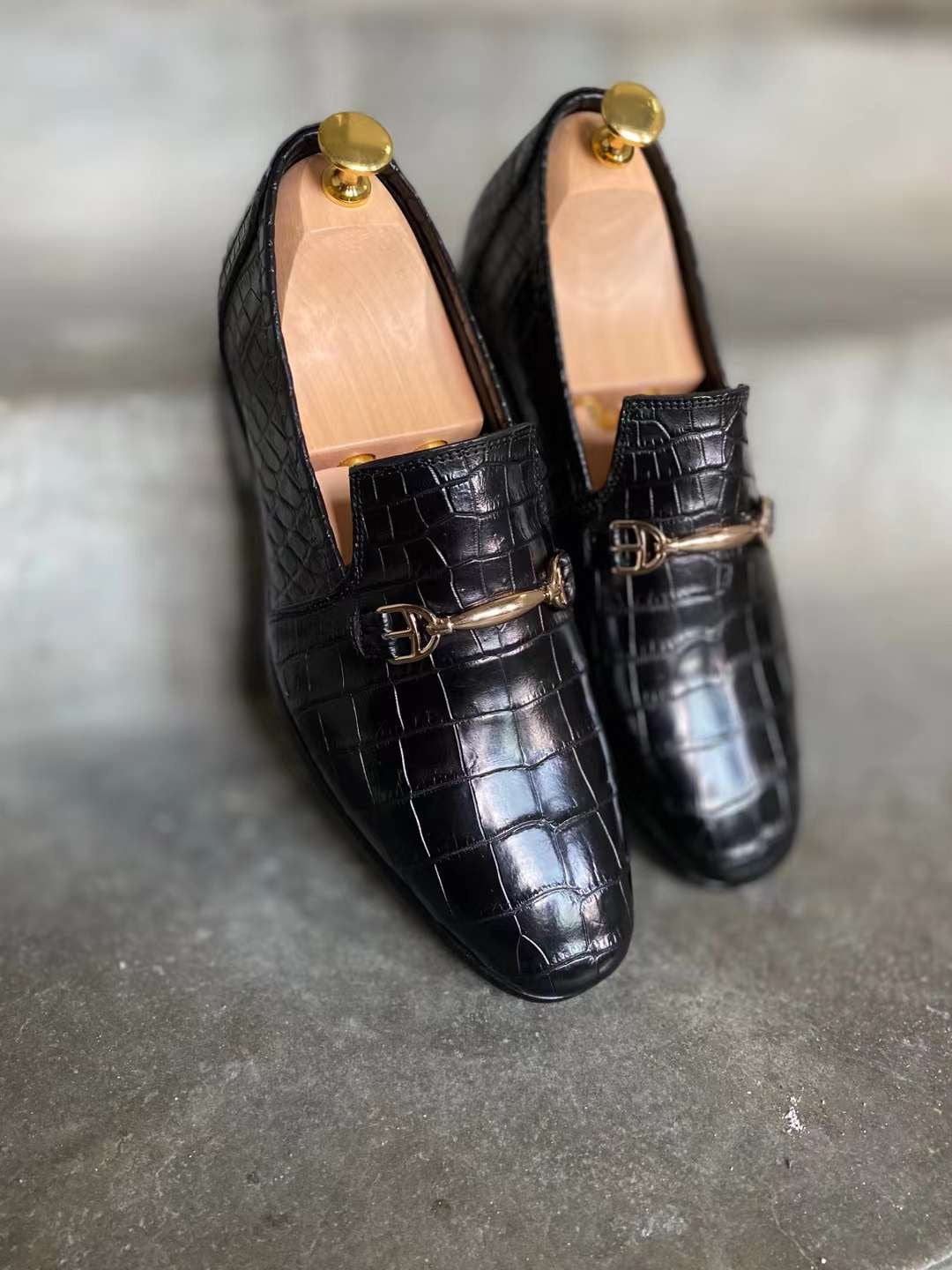 Horsebit Crocodile Loafer - Alexfiveusa 