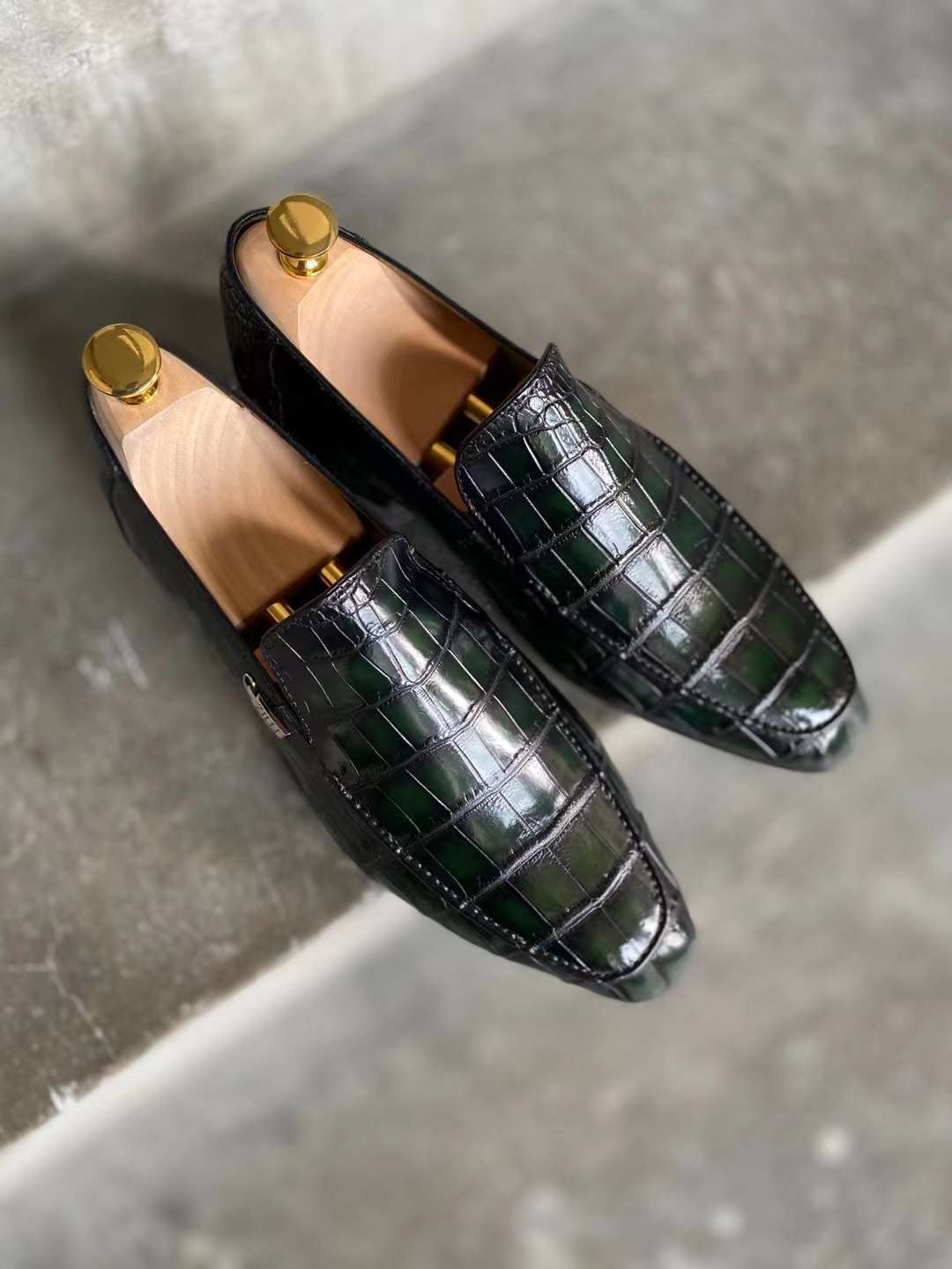 Crocodile Utility Loafer - Alexfiveusa 