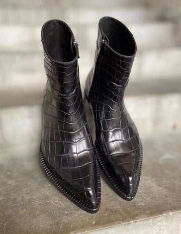 Day Walker Crocodile Boot