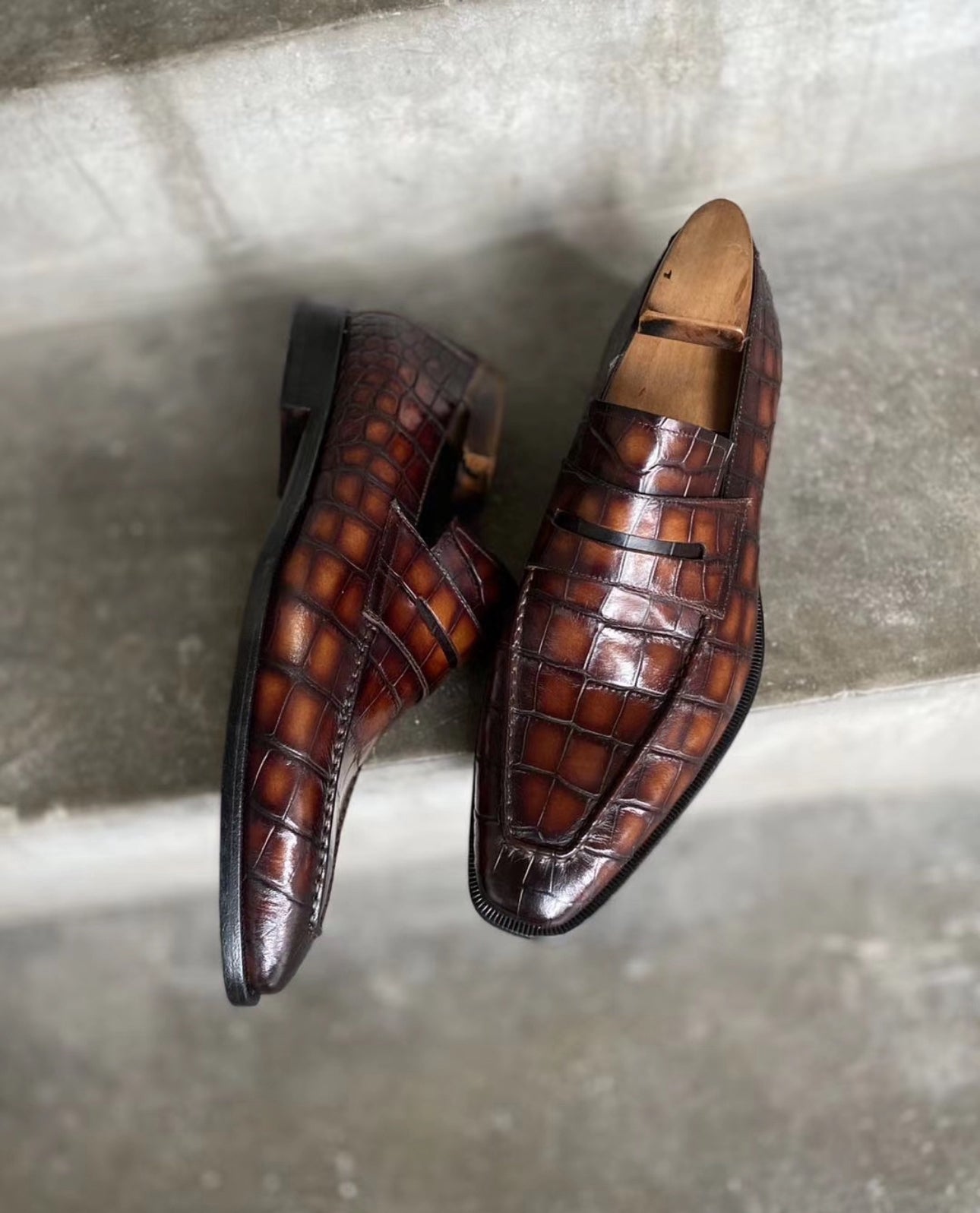 ALEX crocodile Loafer *** Best Seller *** - Alexfiveusa 