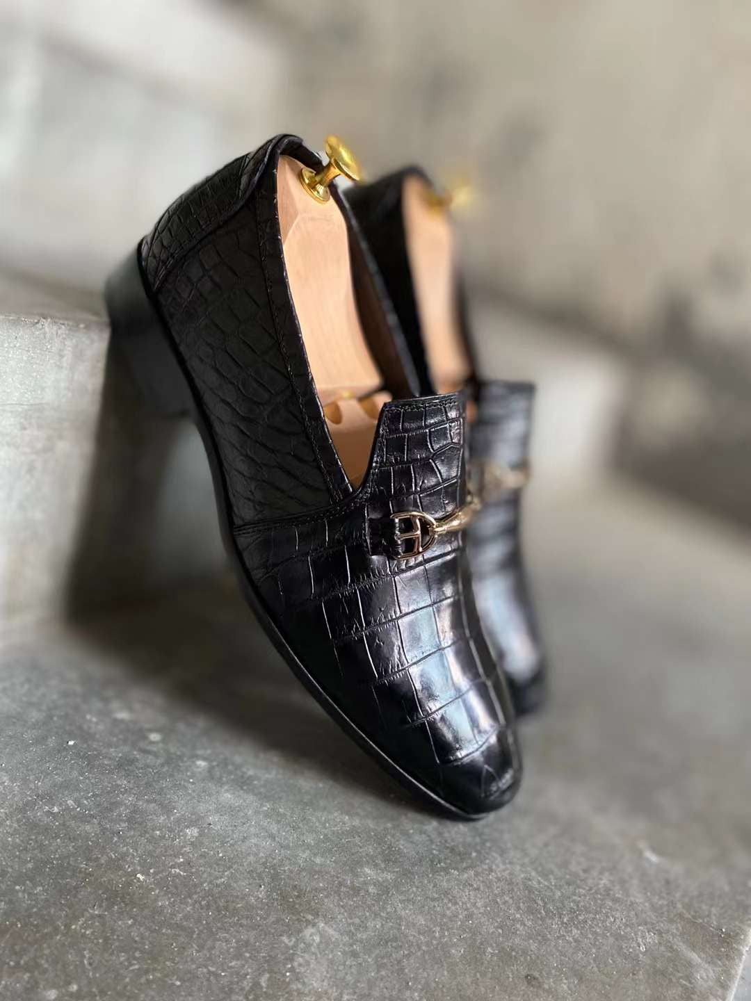 Horsebit Crocodile Loafer - Alexfiveusa 
