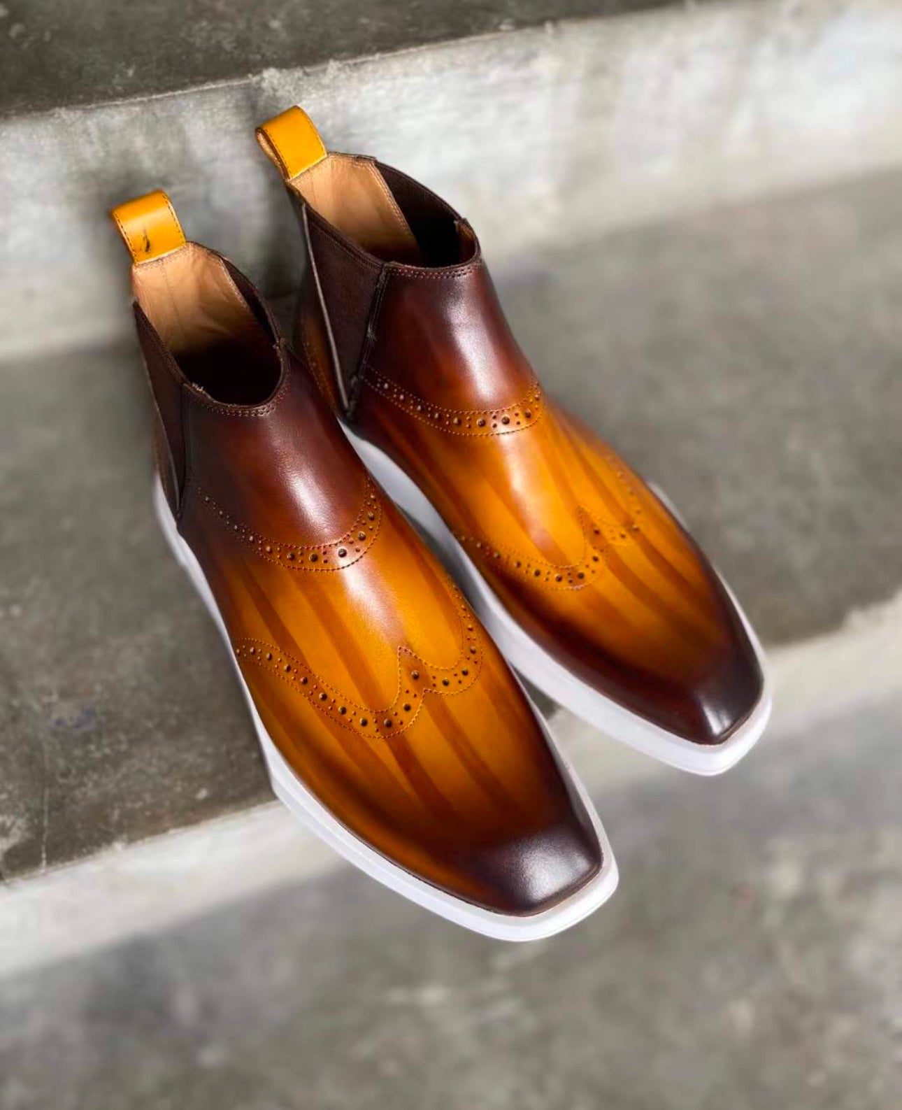 Wingtip Comfy Sole boot