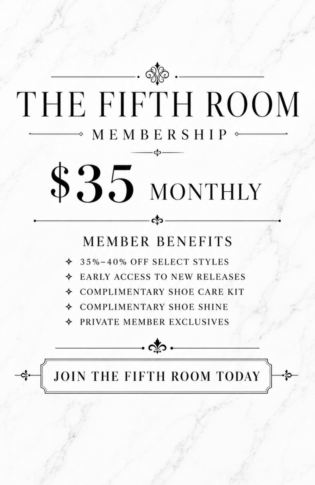 FIFTH ROOM MEMBERSHIP