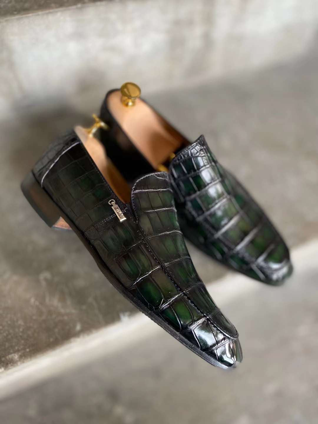 Crocodile Utility Loafer - Alexfiveusa 