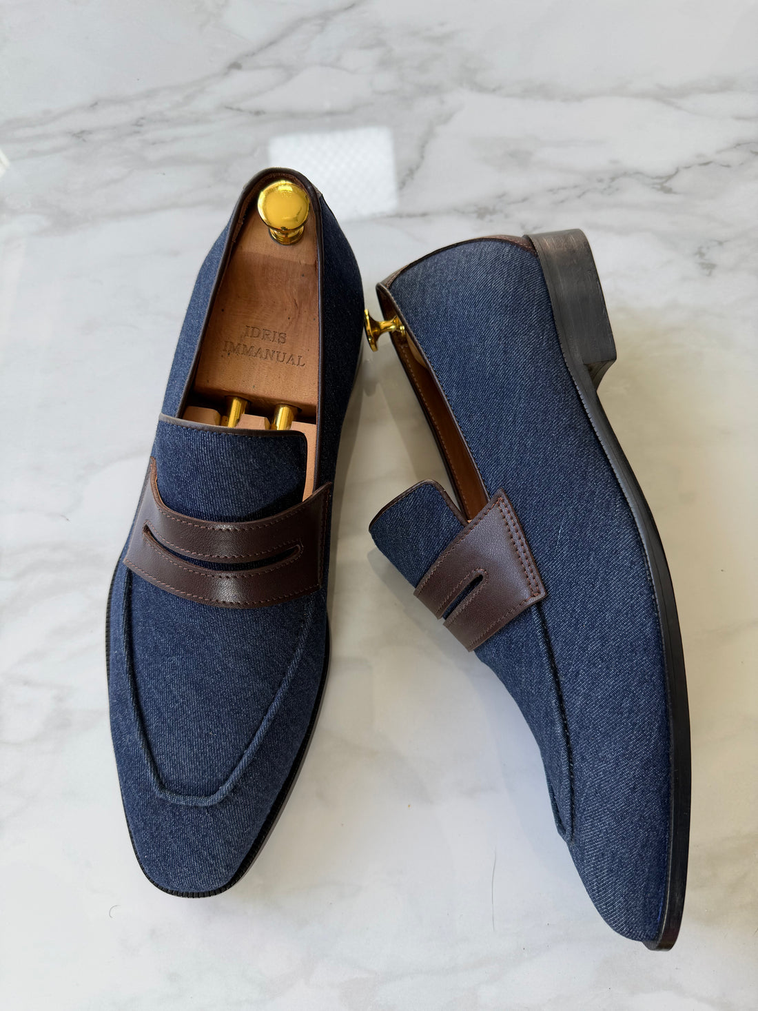 Denim Loafer with Coco accent