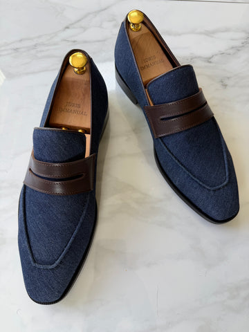 Denim Loafer with Coco accent