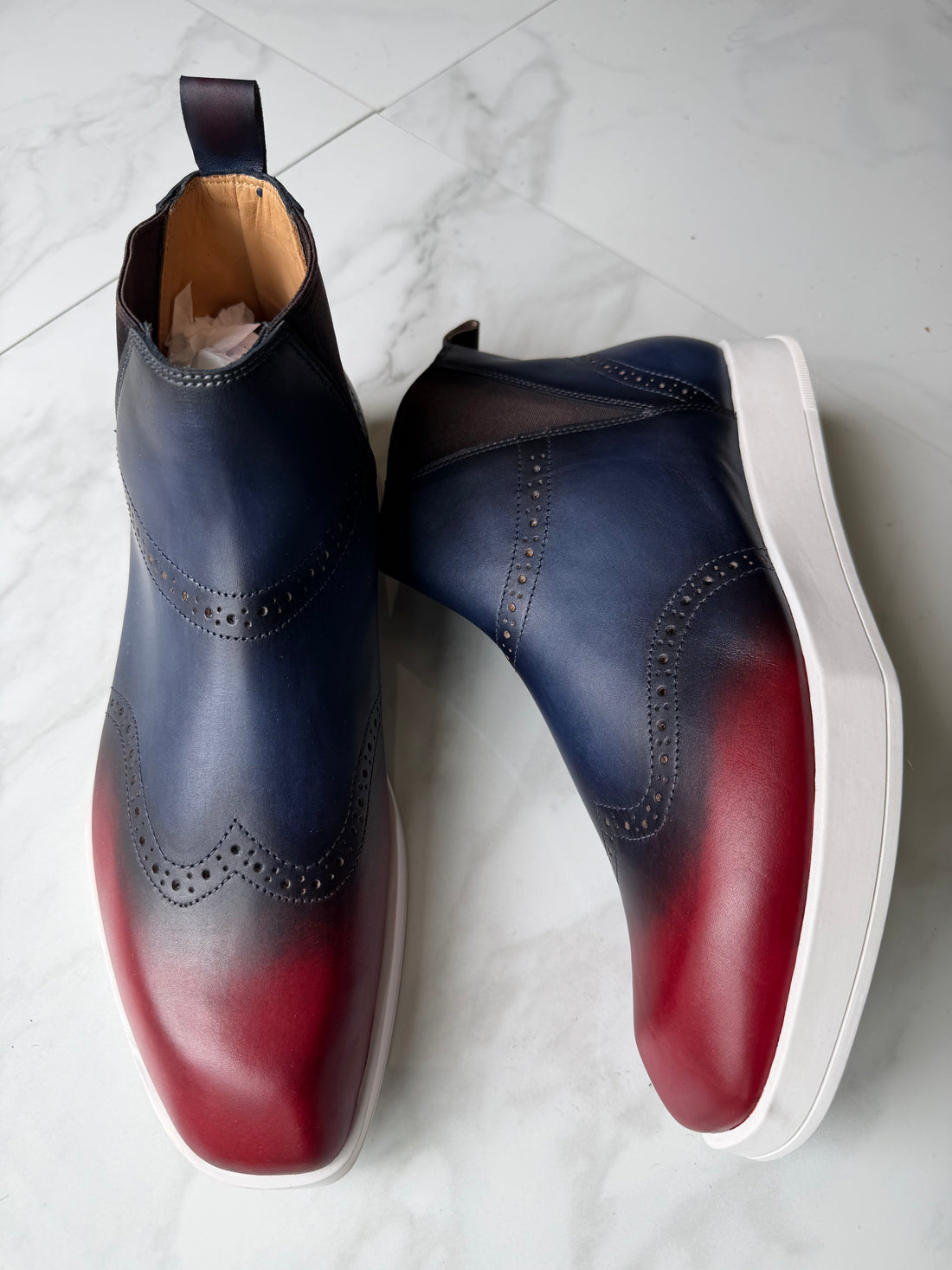 Wingtip Comfy Sole boot