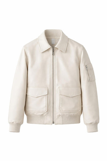 Alex 5 Leather Utility Leather Jackrt